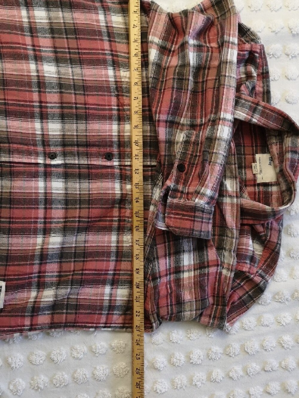 Tilley Pink and Gray Plaid Button-Up Shirt Size XXL - Picture 7 of 11